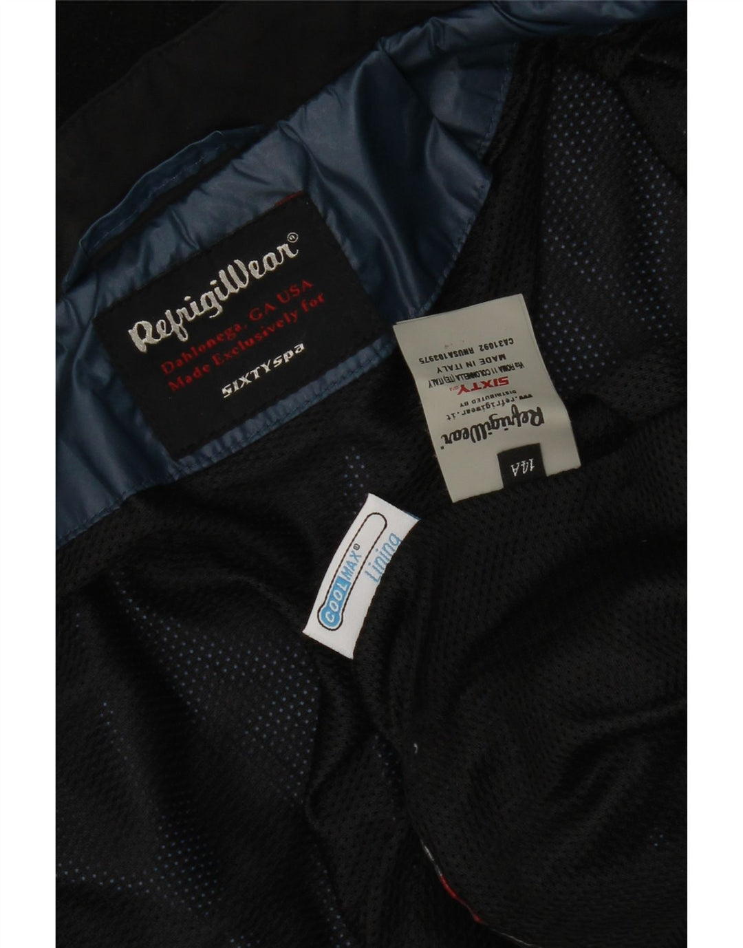 Giubbotto bomber da ragazzo Refrigiwear 13-14 anni in poliestere color block blu navy