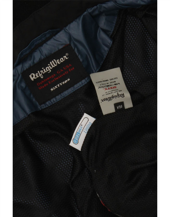 Giubbotto bomber da ragazzo Refrigiwear 13-14 anni in poliestere color block blu navy