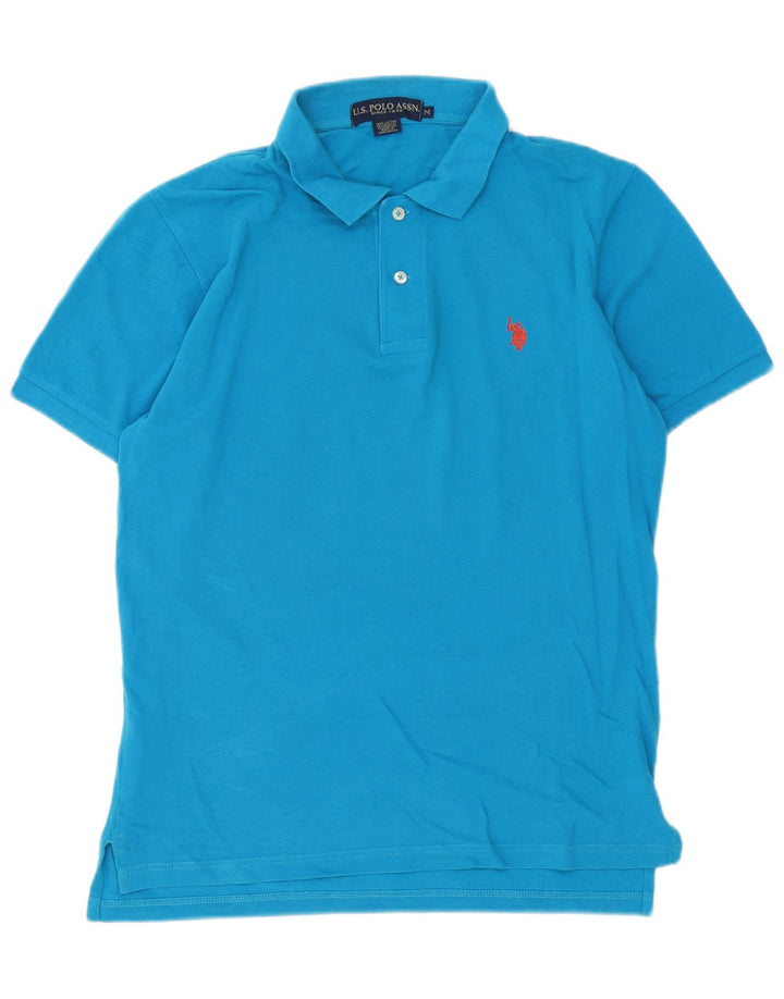 Polo Assn. degli Stati Uniti Polo da uomo in cotone blu medio
