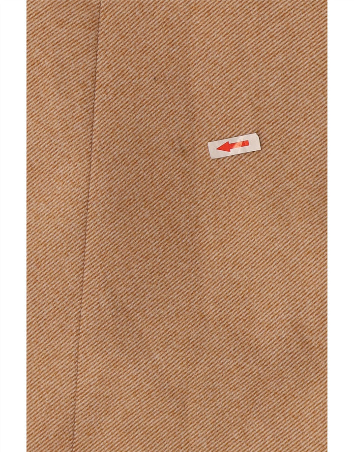 Cappotto doppiopetto da donna Zara UK 14 Poliestere beige medio
