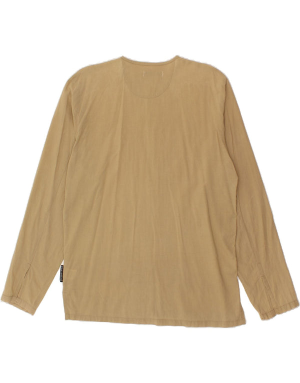 DOLCE & GABBANA Camicetta da donna UK 16 Large Beige Cotton