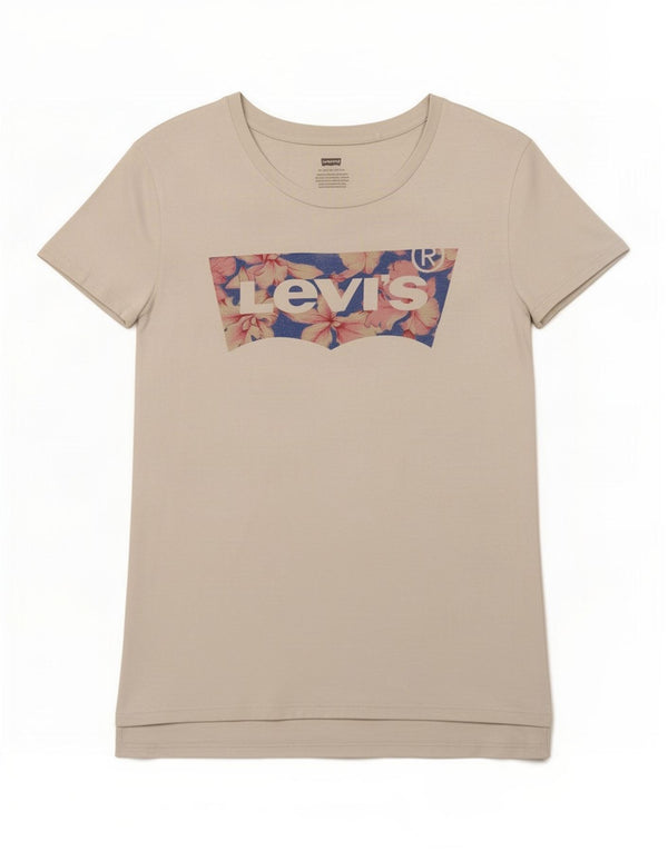 T-shirt grafica da donna Levi's Top UK 12 Medium White