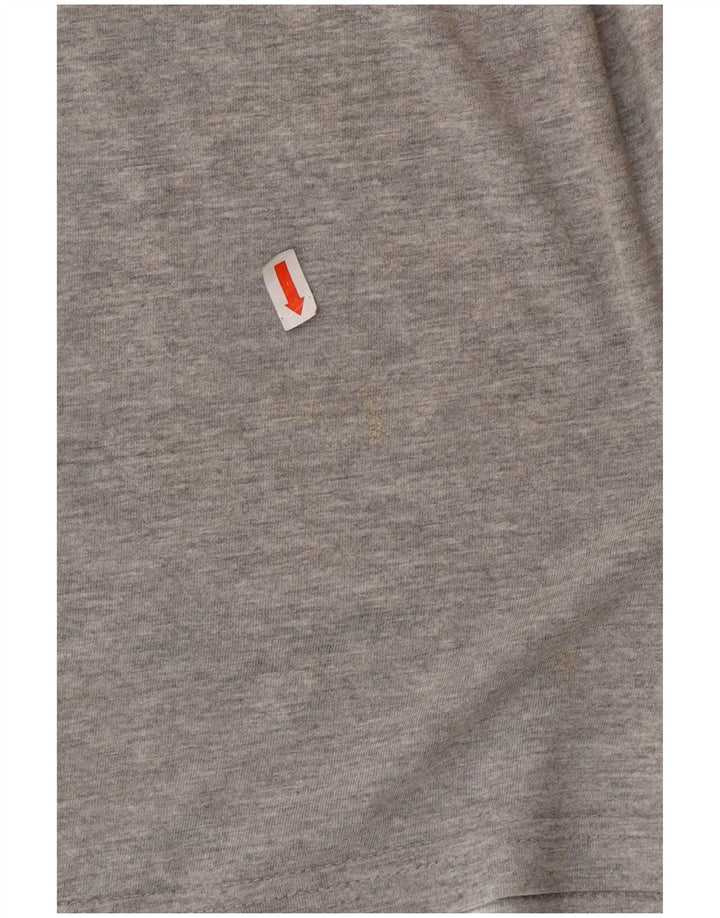 T-shirt da uomo CHAMPION Top in cotone grigio medio