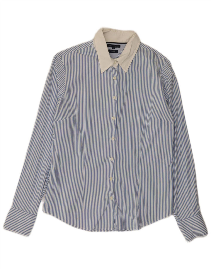 Camicia da donna Tommy Hilfiger US 8 a righe blu medio