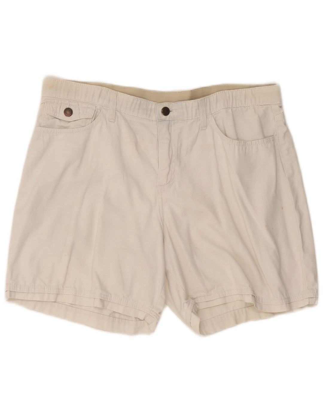Pantaloncini casual da donna Lee W36 XL bianchi