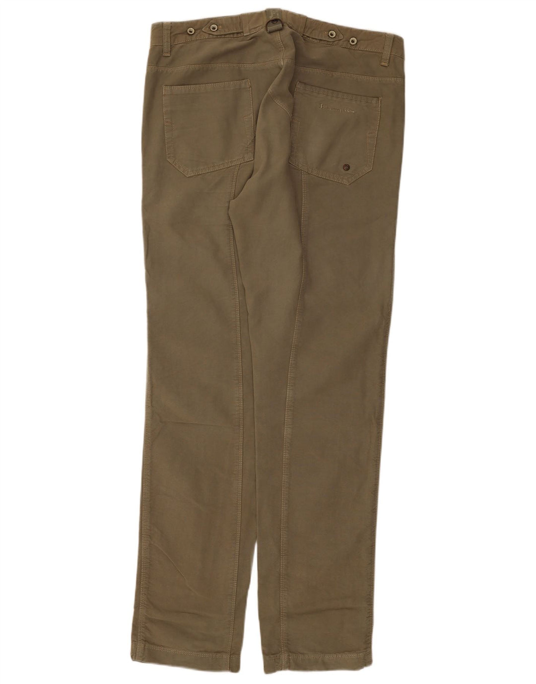 Pantaloni chino affusolati da uomo Champion grandi W34 L33 cotone kaki