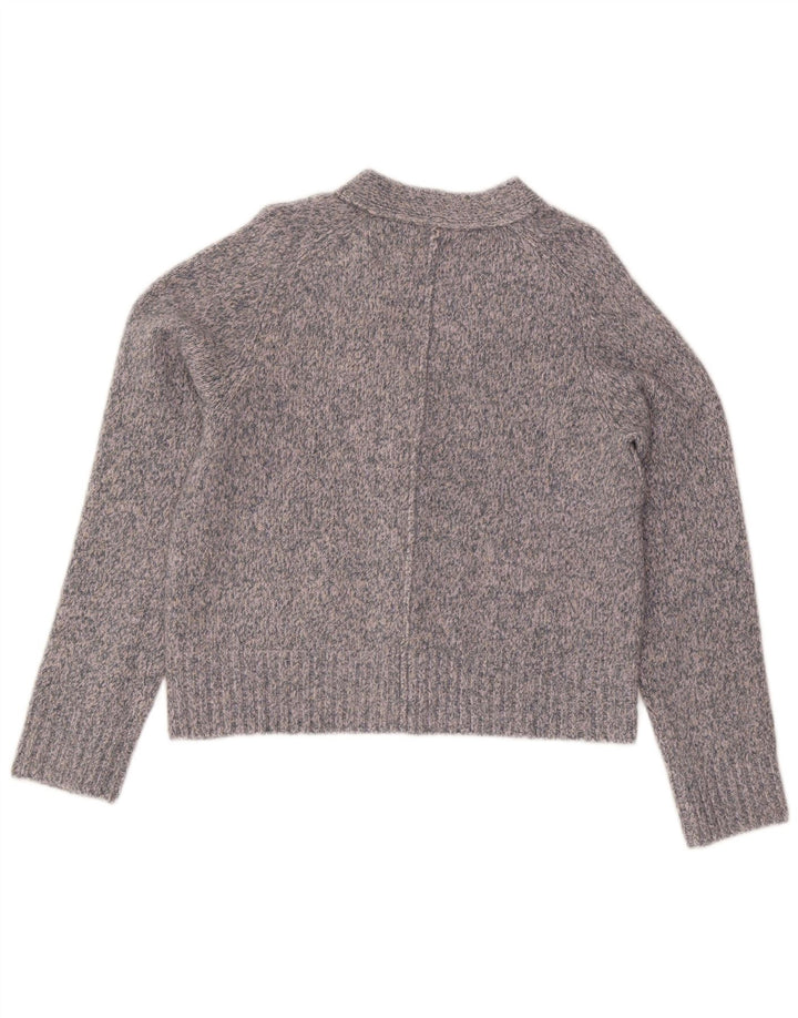 Maglione cardigan da donna Fat Face UK 12 Acrilico grigio medio