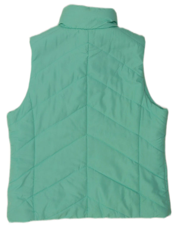 Gilet imbottito da donna M&Co UK 14 Large Turchese Poliestere