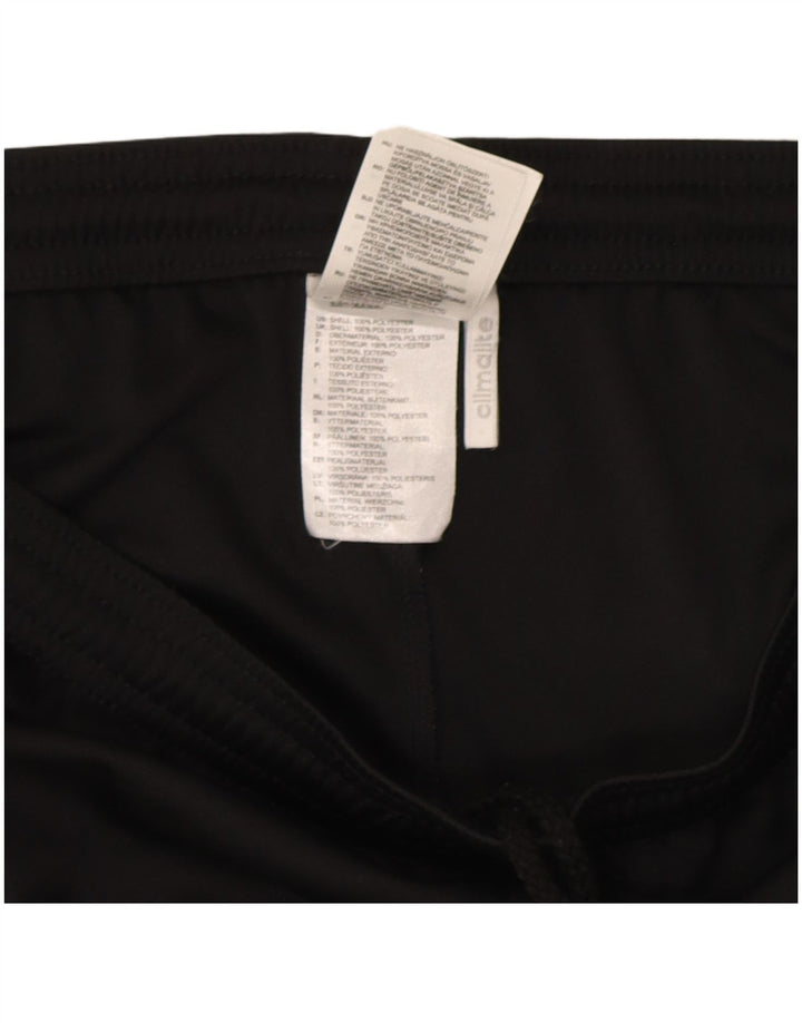 Pantaloncini sportivi Adidas Climalite da uomo grandi in poliestere nero