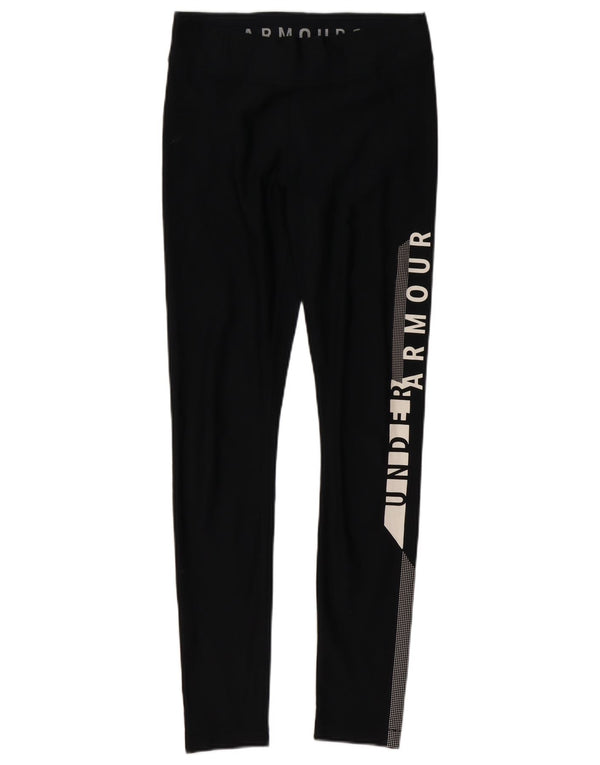 Leggings grafici da donna UNDER ARMOUR Heat Gear UK 14 medio nero