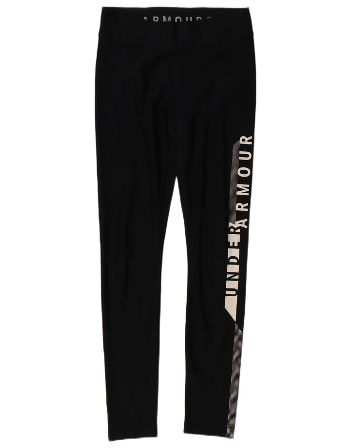 Leggings grafici da donna UNDER ARMOUR Heat Gear UK 14 medio nero