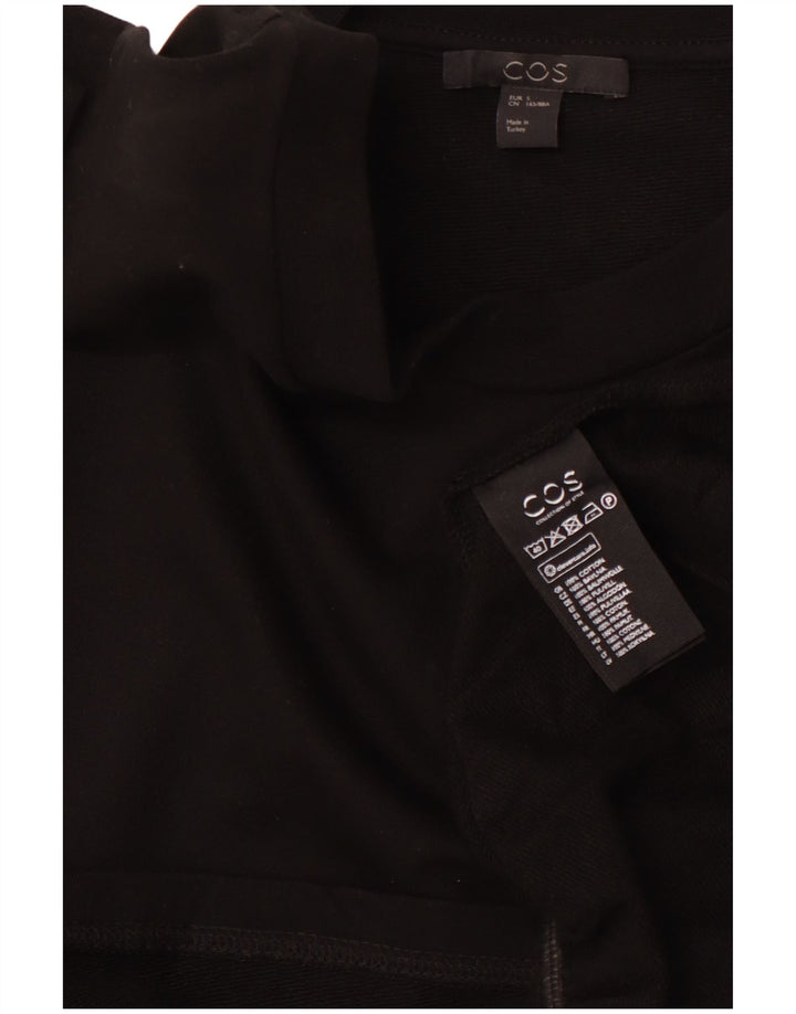 Camicetta da donna COS Top UK 10 piccola in cotone nero