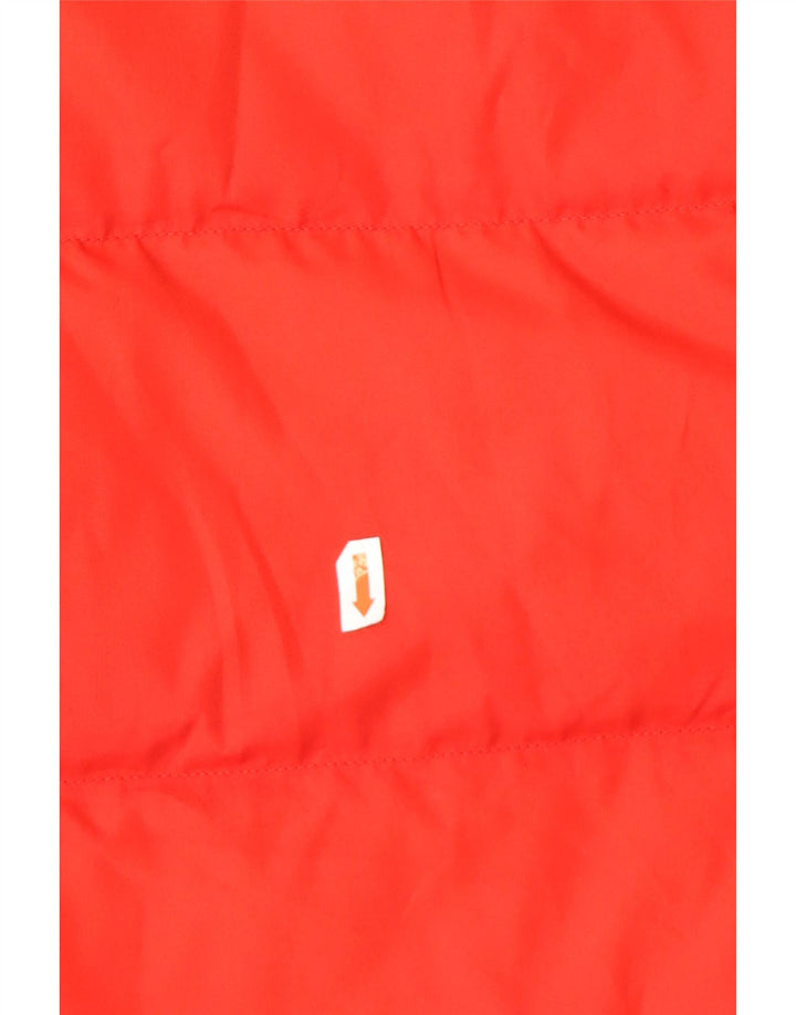 CHAMPION Womens Padded Gilet UK 16 Large Red Polyester