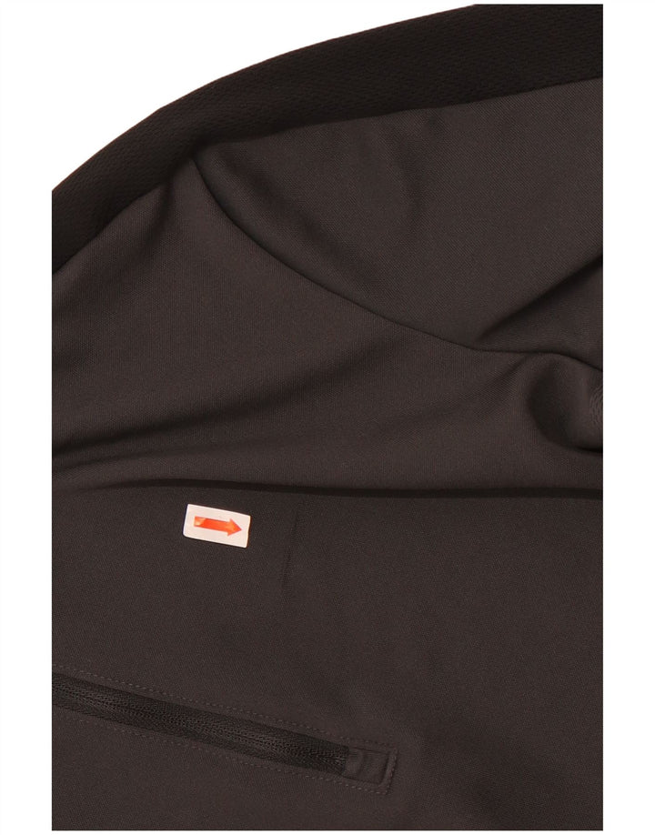 Maglia Nike Dri Fit da ragazzo a manica lunga 12-13 anni Large Grigio Colorblock