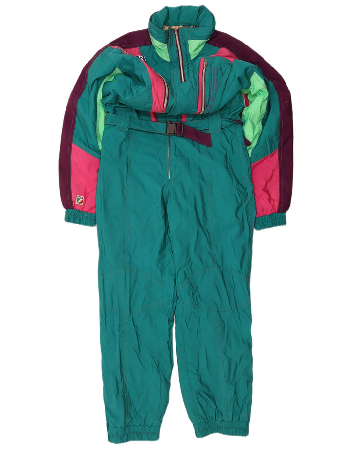 Tuta da sci da uomo COLMAR IT 54 Large Verde Colourblock in poliammide