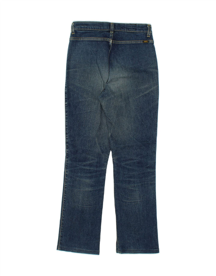 LEE Womens Straight Jeans W28 L29 Navy Blue Vintage Lee and Second-Hand Lee from Messina Hembry 