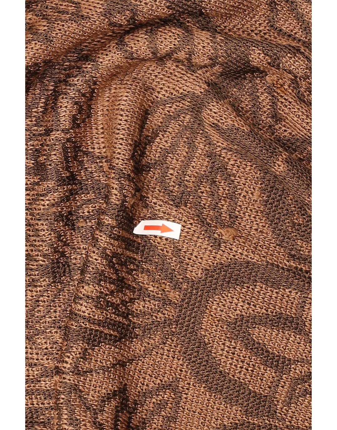 Abito maglione senza maniche da donna Magic IT 42 Viscosa floreale marrone medio