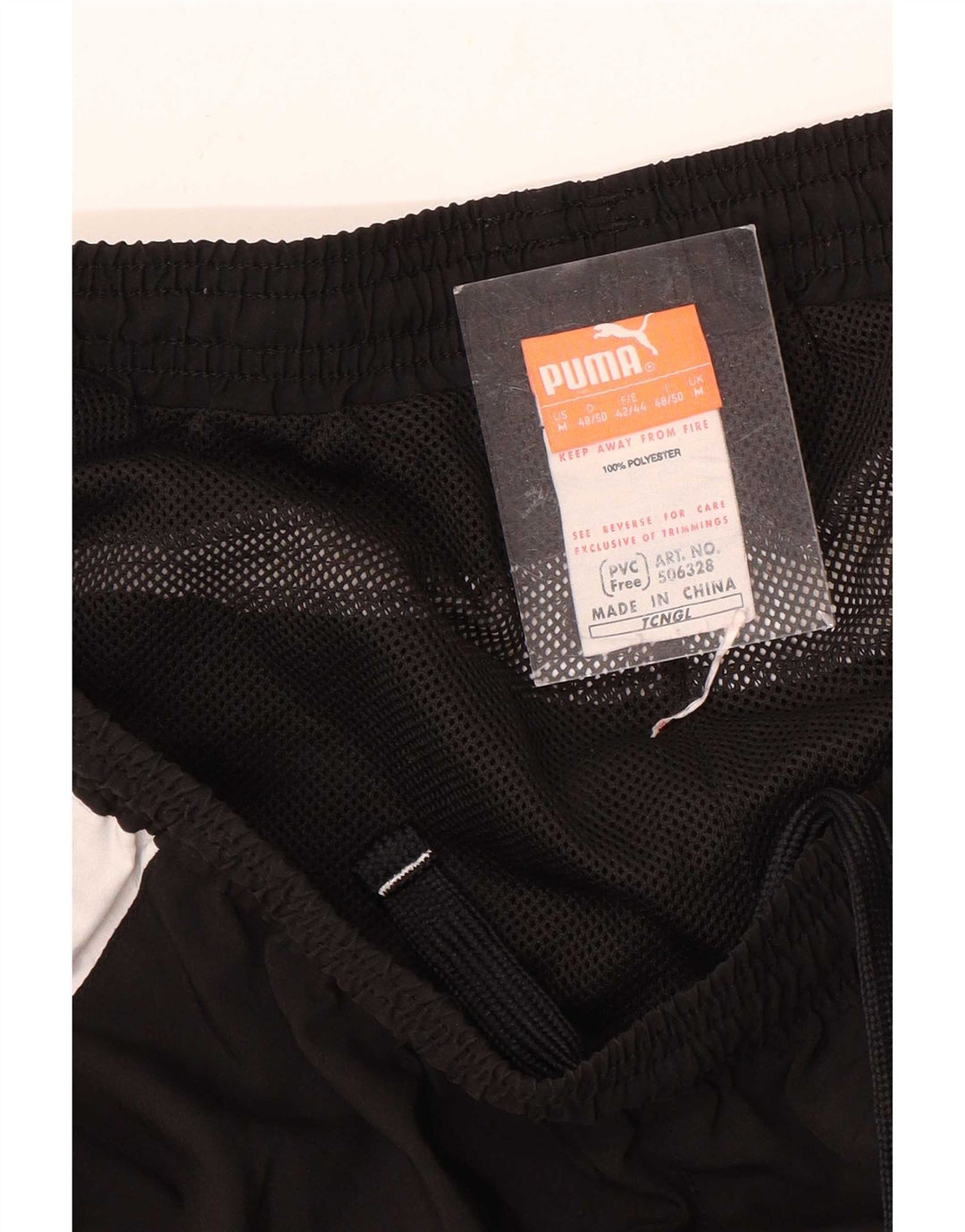 Pantaloni da tuta da uomo Puma Medium Black Colourblock in poliestere
