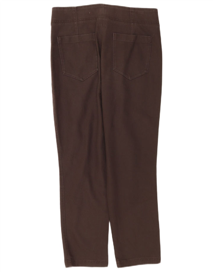 Pantaloni corti dritti da donna Massimo Dutti EU 40 Medio W30 L26 Marrone