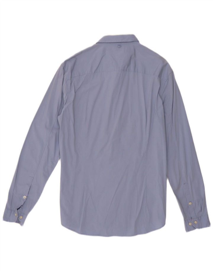 Camicia slim fit da uomo Tommy Hilfiger XL in cotone blu