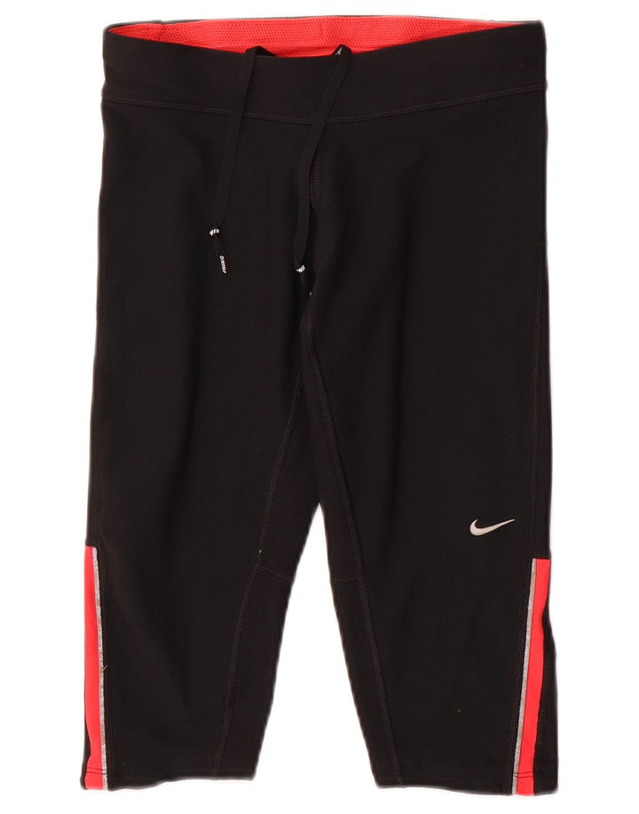 Leggings Nike Dri Fit Capri da donna UK 6 XS poliestere nero