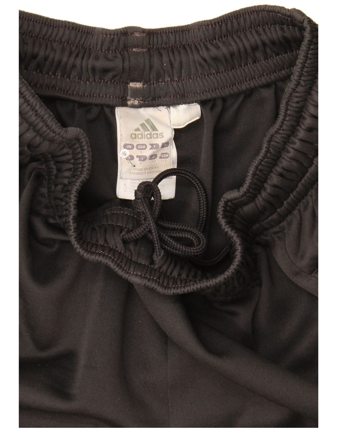 Pantaloncini sportivi Adidas Climalite da uomo grandi in poliestere nero
