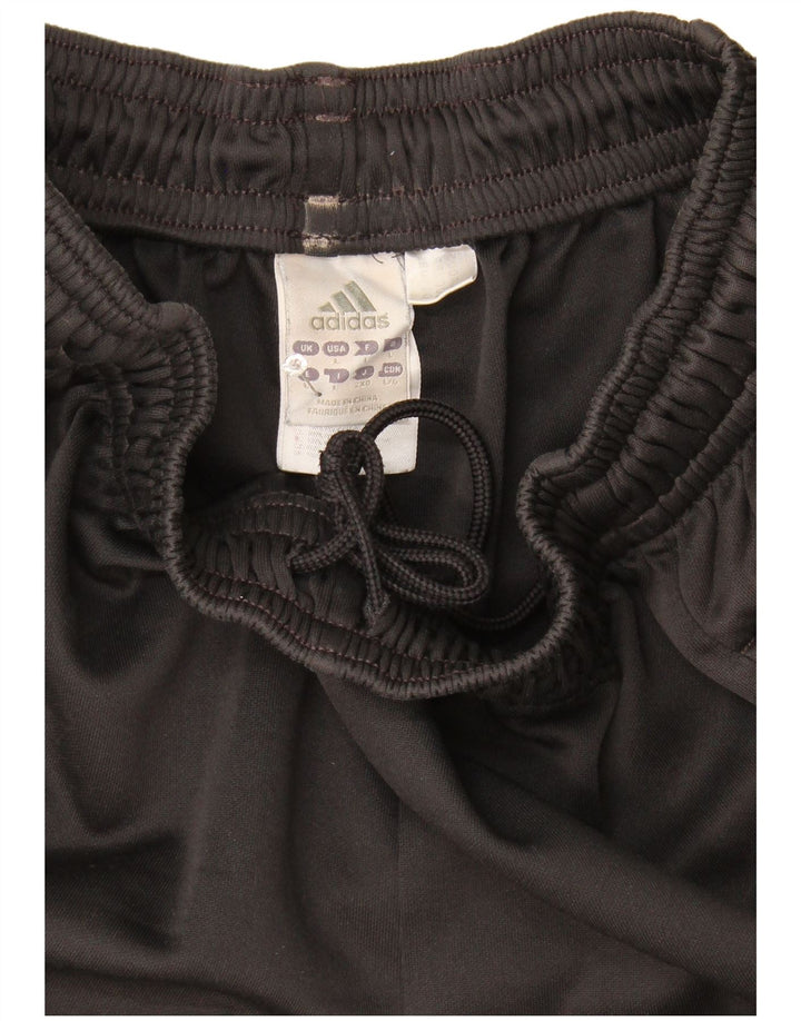 Pantaloncini sportivi Adidas Climalite da uomo grandi in poliestere nero