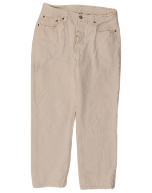 Jeans affusolati da donna Levi's W28 L26 cotone bianco