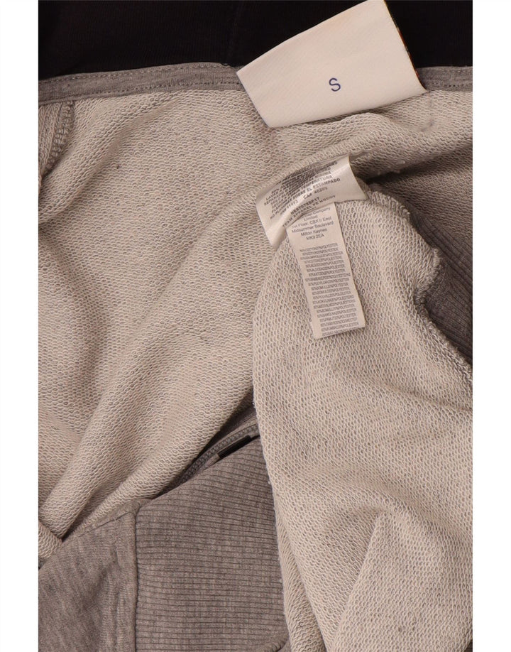 Maglione con cappuccio e zip da uomo degli Yankees di merce autentica, piccolo grigio screziato