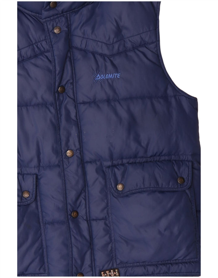 Gilet imbottito da uomo Dolomite UK 38 medio poliestere blu navy