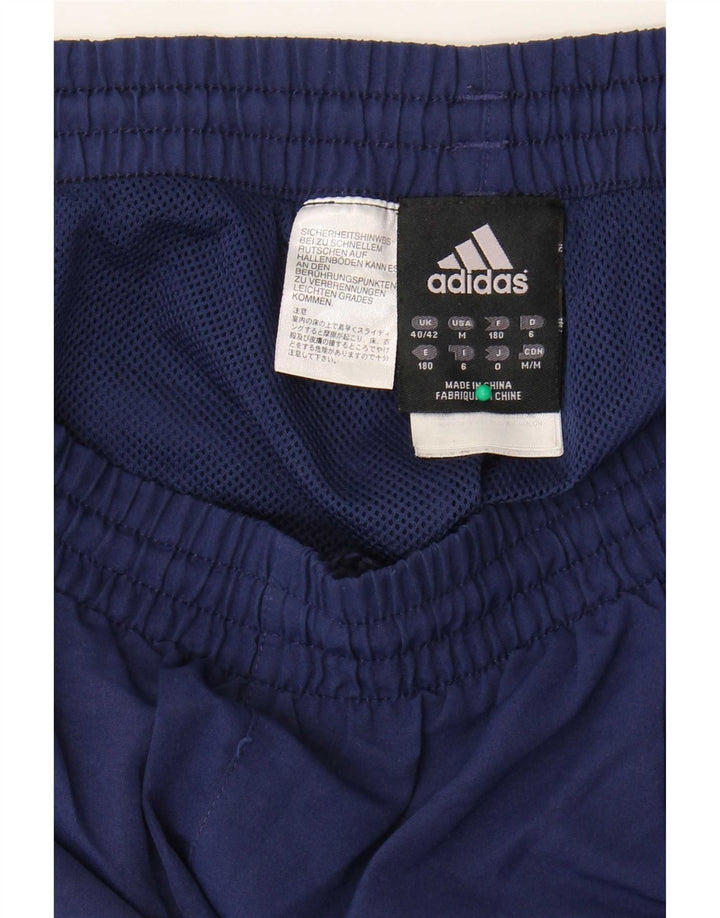 Pantaloni da tuta da uomo Adidas Joggers UK 40/42 Poliestere blu navy medio