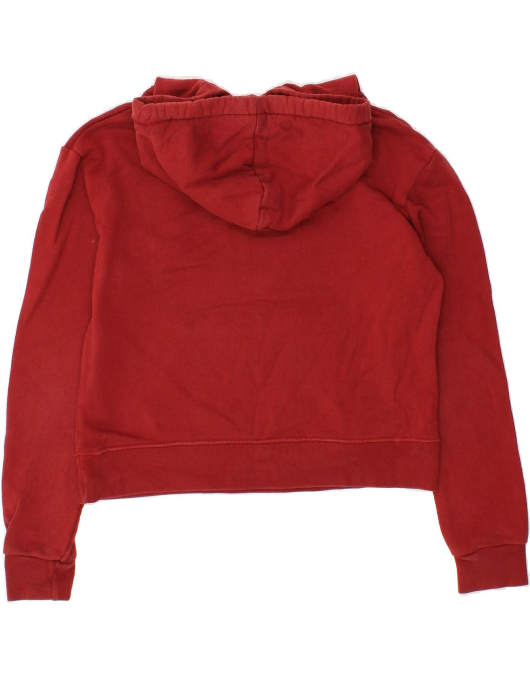 PYREX Girls Crop Graphic Hoodie Jumper 10-11 Years Medium Red Vintage Pyrex and Second-Hand Pyrex from Messina Hembry 