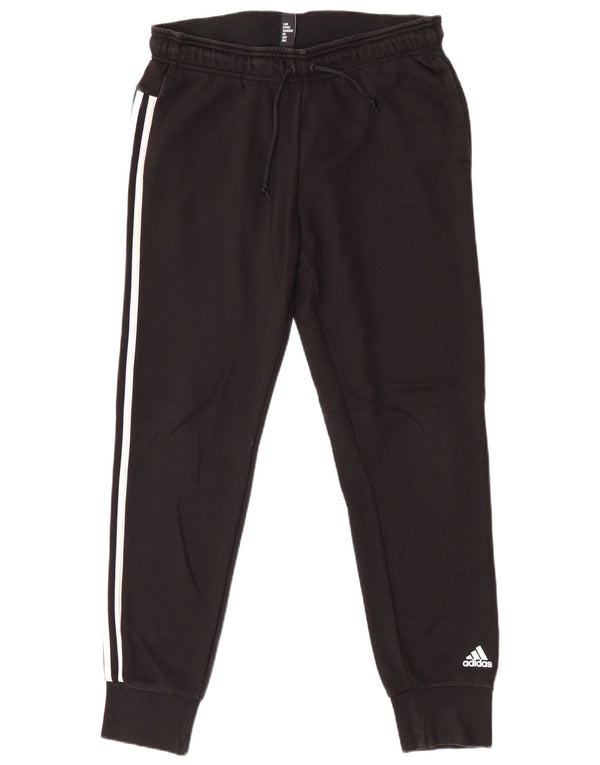 Pantaloni da tuta da donna Adidas Joggers UK 16/18 Large Nero Cotone