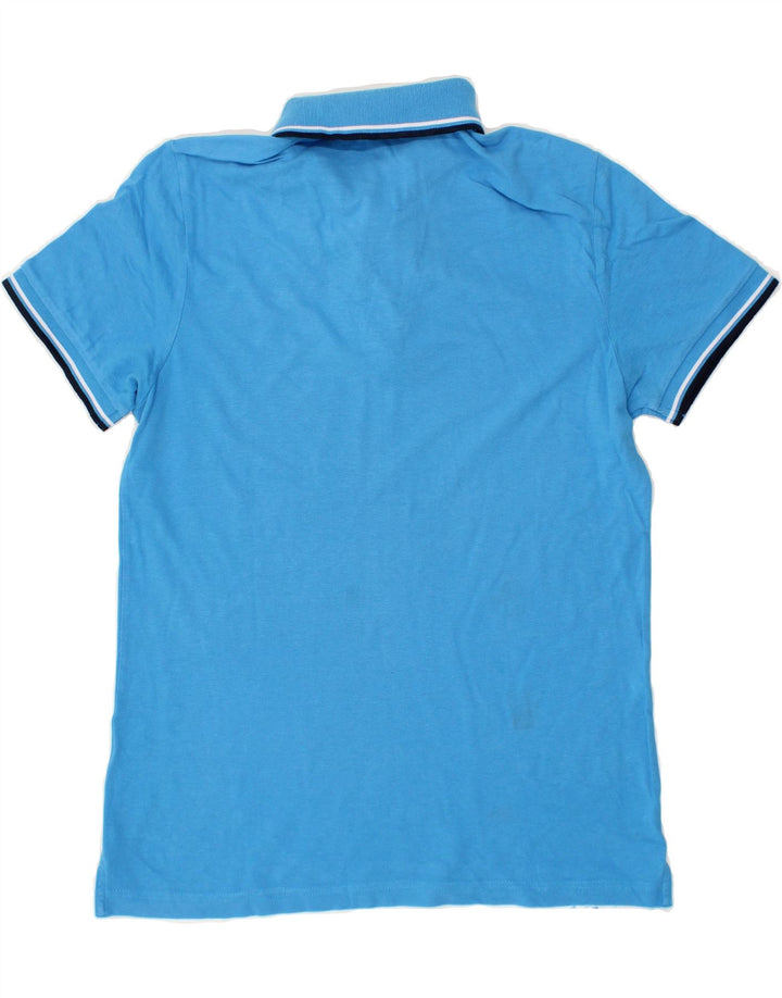 DIADORA Mens Polo Shirt Medium Blue Vintage Diadora and Second-Hand Diadora from Messina Hembry 