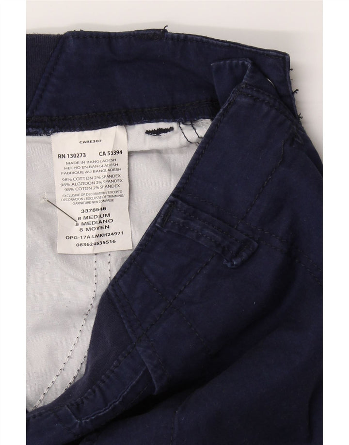 LEE Womens Relaxed Fit Cargo Trousers US 8 Medium W30 L23 Navy Blue Cotton Vintage Lee and Second-Hand Lee from Messina Hembry 