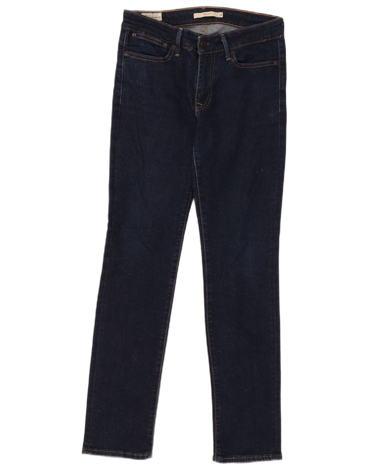 Jeans Levi's da donna 712 slim W28 L30 cotone blu navy