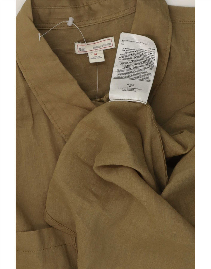 Maglia lunga da donna Gap UK 14 Medium Khaki Ramie