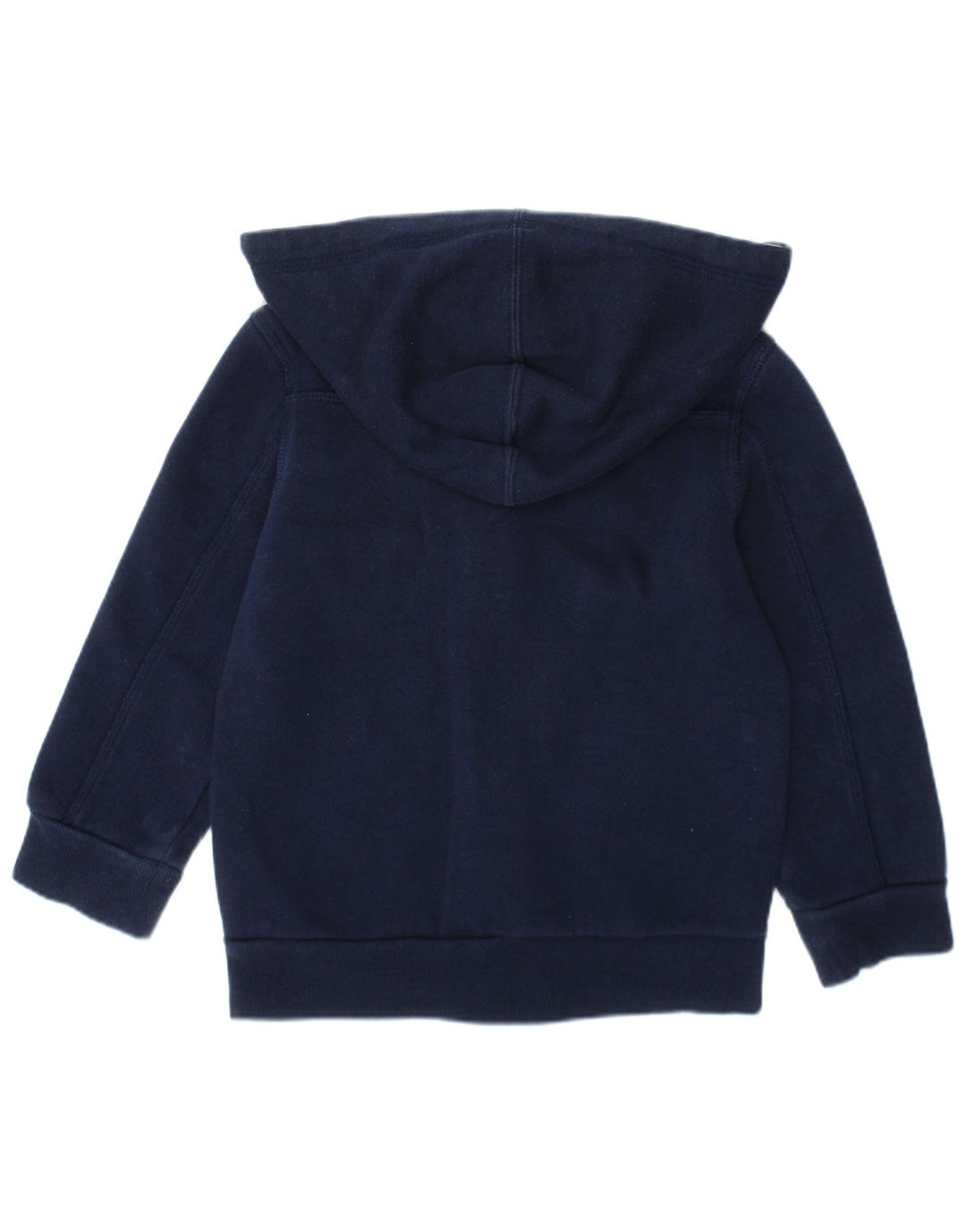 Maglione con cappuccio e zip Adidas per ragazzi 2-3 anni in cotone blu navy