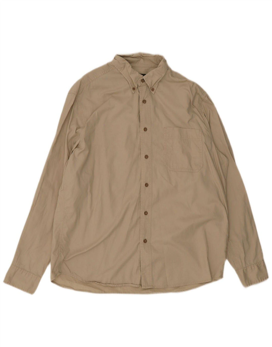 Camicia da uomo Eddie Bauer grande in cotone beige