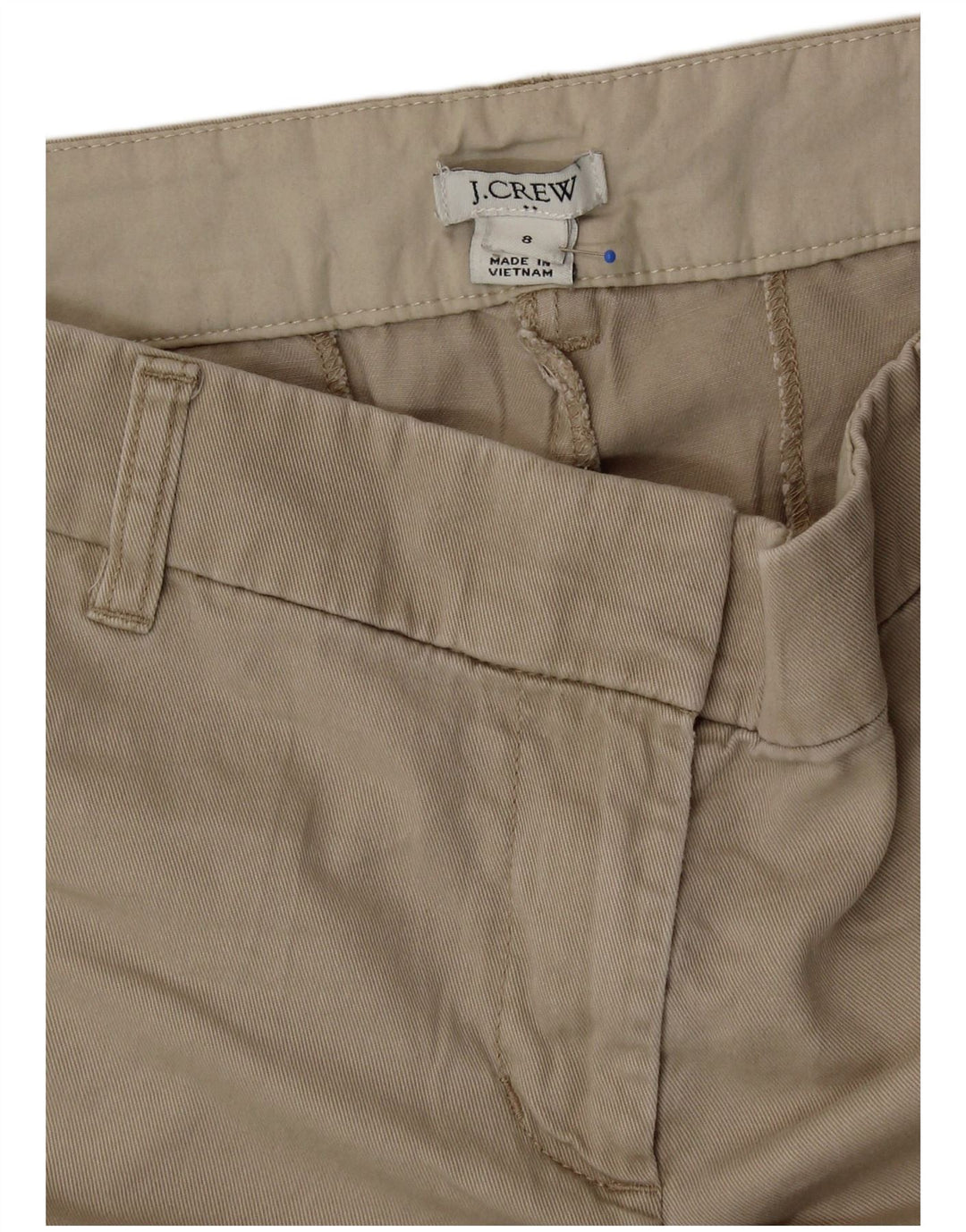 Pantaloncini chino da donna J. Crew US 8 medi W32 Beige
