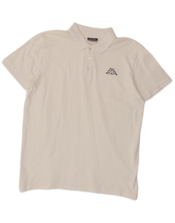 Polo Kappa Uomo XL Cotone Bianco