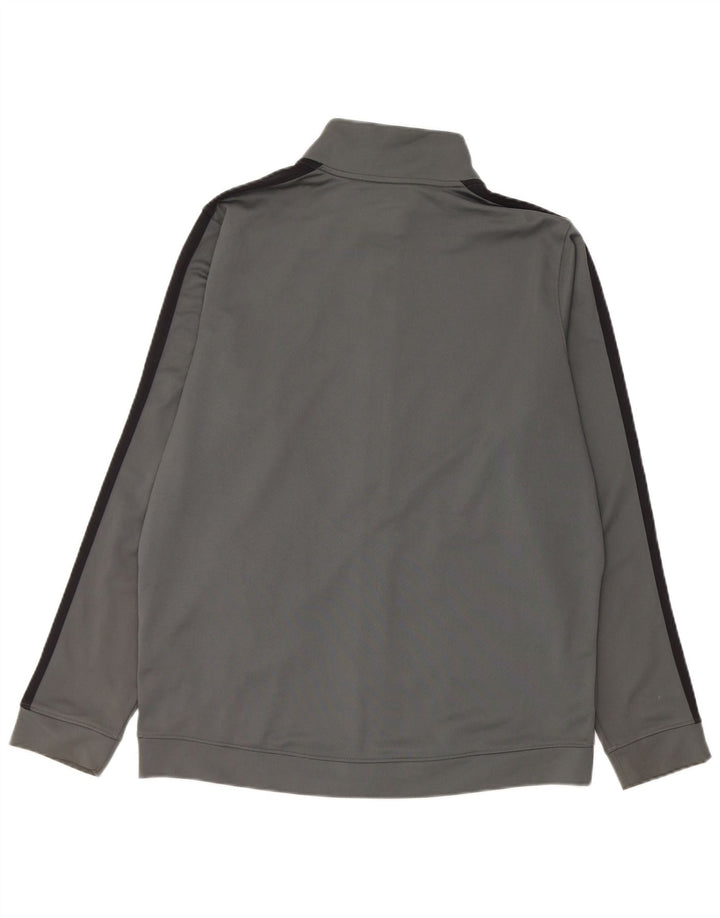 Giacca da ginnastica da uomo Under Armour grande in poliestere color block grigio