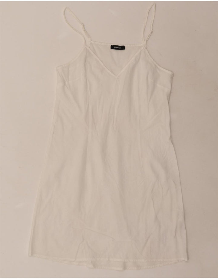 Abito sottoveste da donna Max & Co. UK 10 piccolo cotone bianco