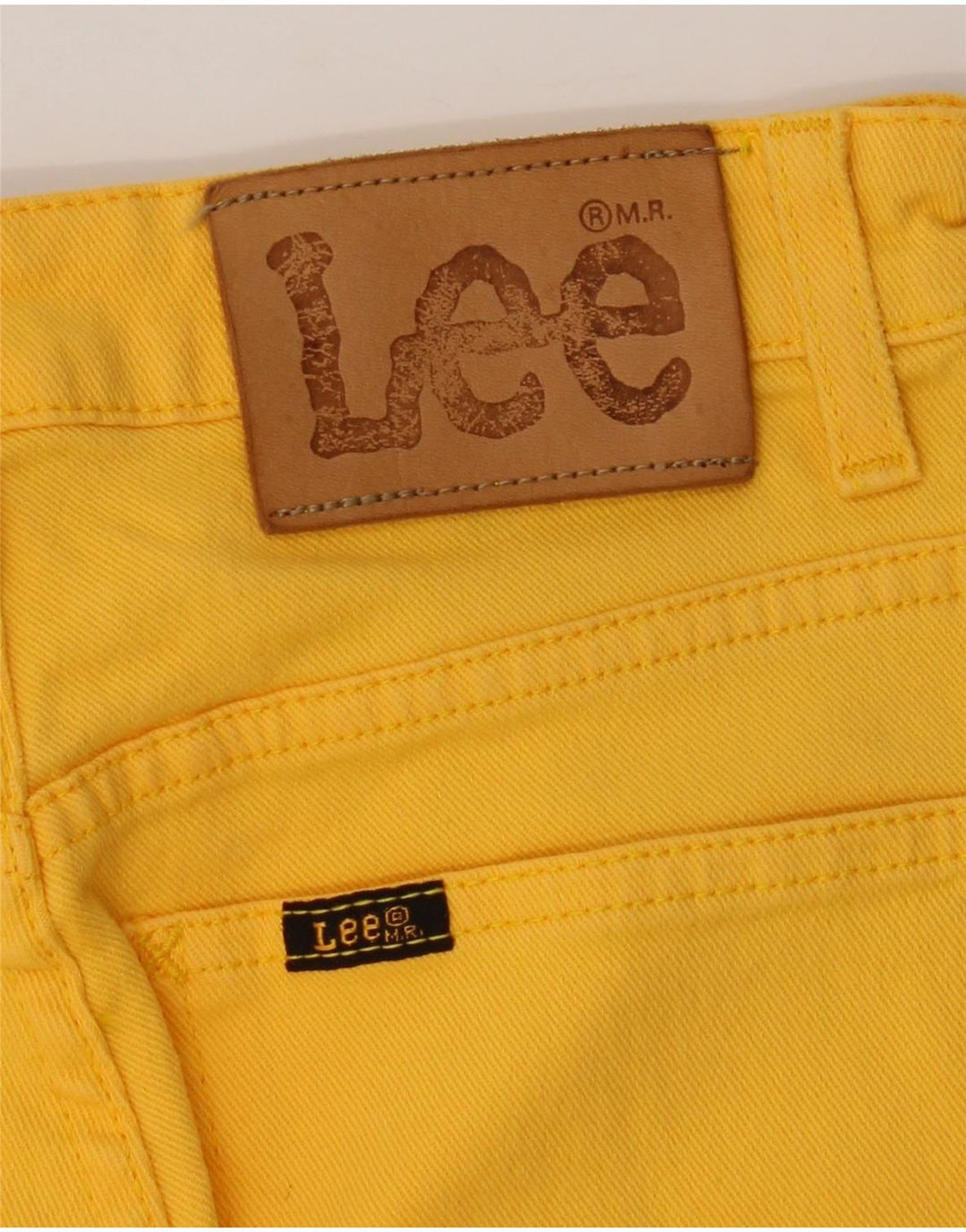 LEE Womens Slim Jeans W29 L29 Yellow Cotton Vintage Lee and Second-Hand Lee from Messina Hembry 
