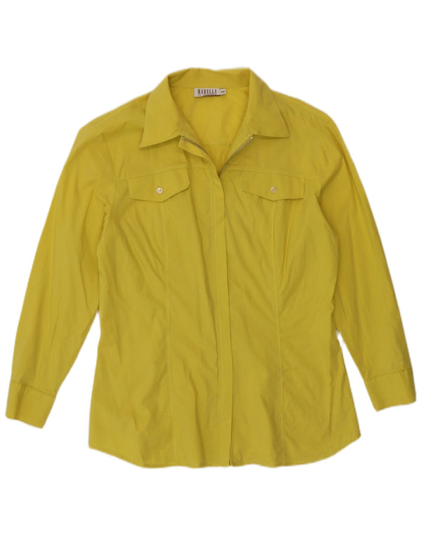 Camicia Donna Marella IT 44 Cotone Giallo Medio