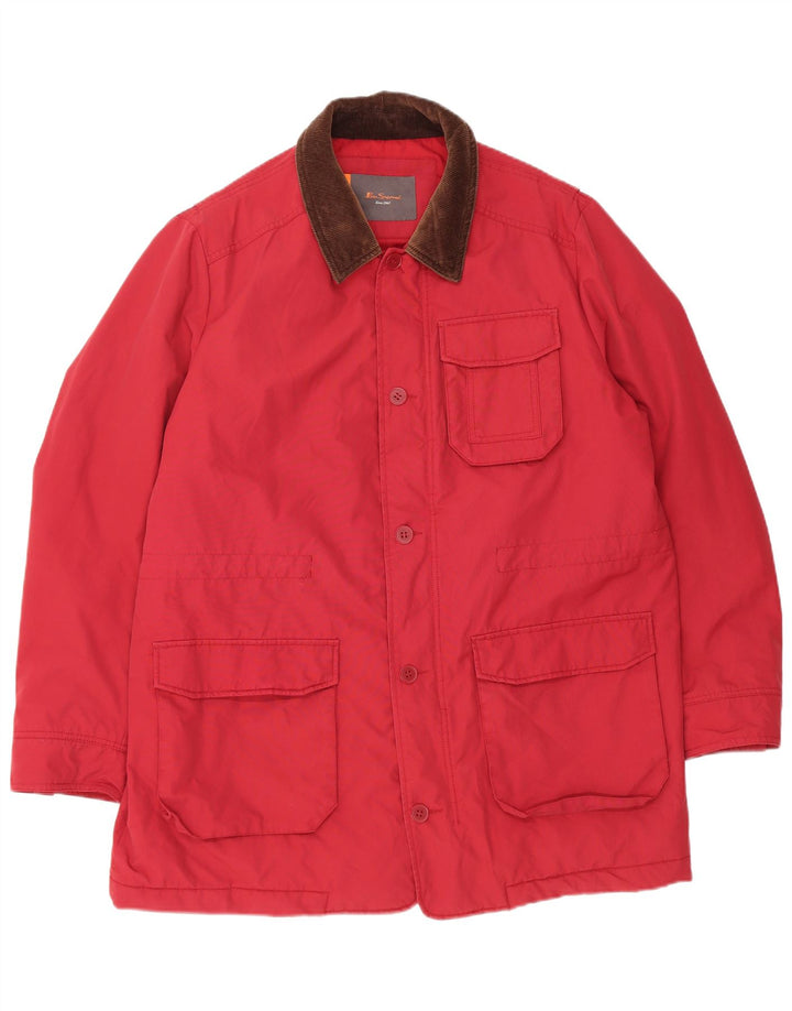 Giacca utility da uomo Ben Sherman UK 40 Large Rossa