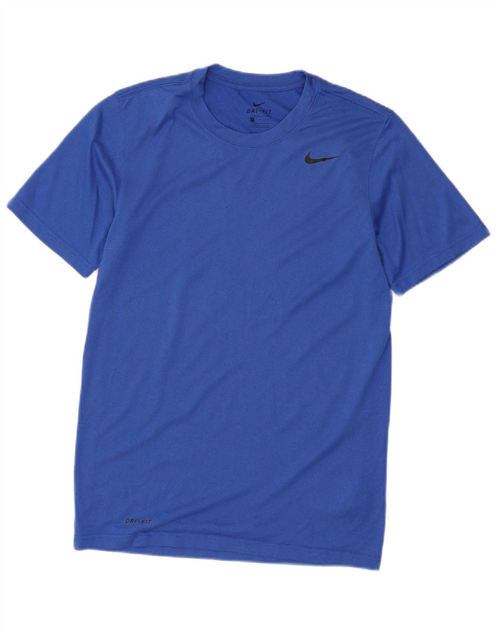 T-shirt Nike Dri Fit da uomo, piccola, in poliestere blu