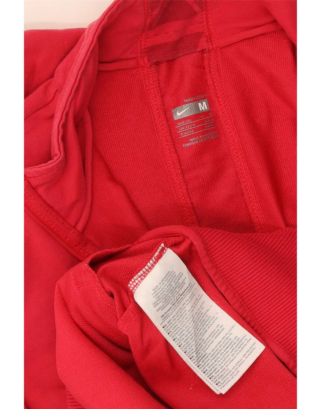 Giacca da ginnastica grafica da donna Nike UK 12/14 Cotone rosa medio