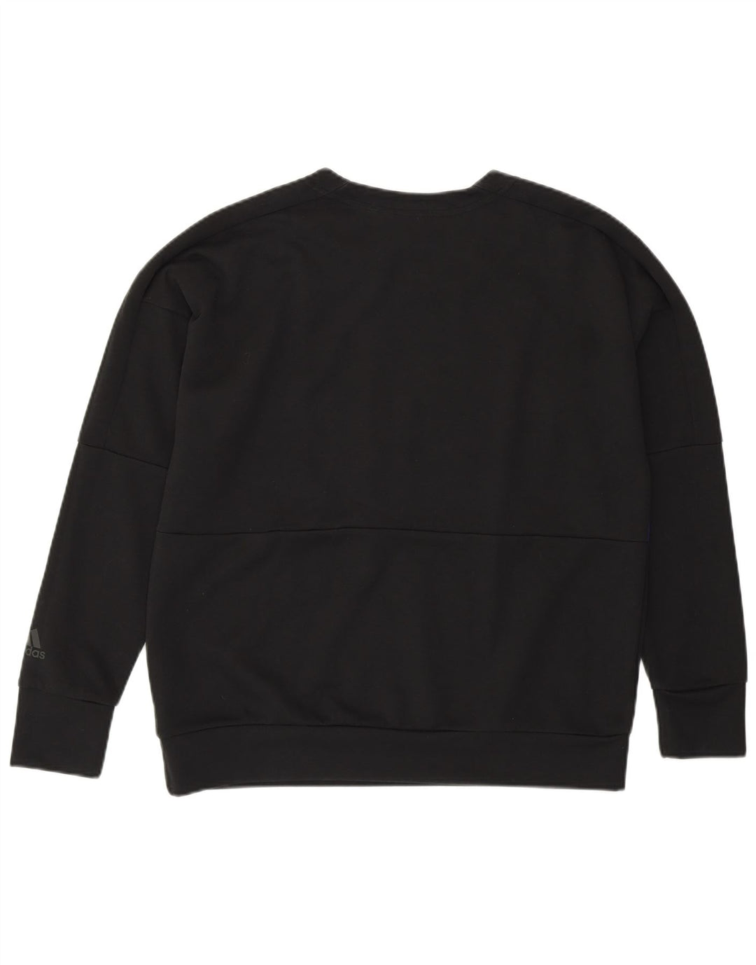Felpa da donna ADIDAS Maglione UK 12/14 Medium Black Colourblock