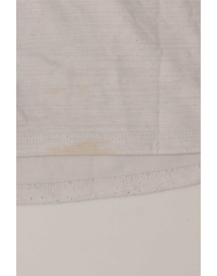 Canotta oversize da donna Zara UK 10 piccola bianca in poliestere